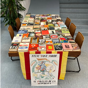 Sant Jordi al CRAI Biblioteca del Pavelló de la República