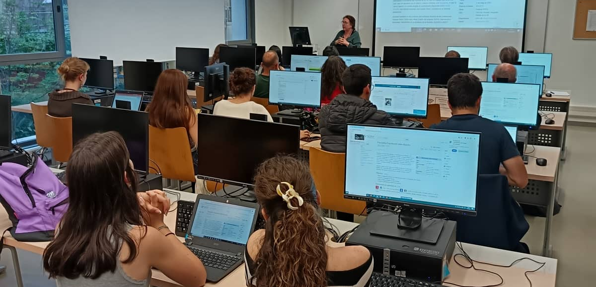 Viquimarató sobre filòsofes al CRAI Biblioteca de Filosofia, Geografia i Història