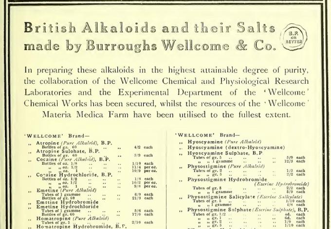 Substàncies fabricació britànica