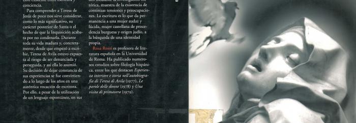 05. Rosa ROSSI (1997). "Teresa de Ávila : biografía de una escritora". Barcelona : Icaria.